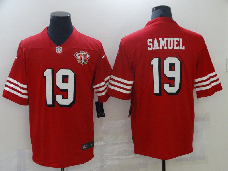 Men San Francisco 49ers #19 Samuel Red New Nike Vapor Untouchable Limited 2021 NFL Jersey